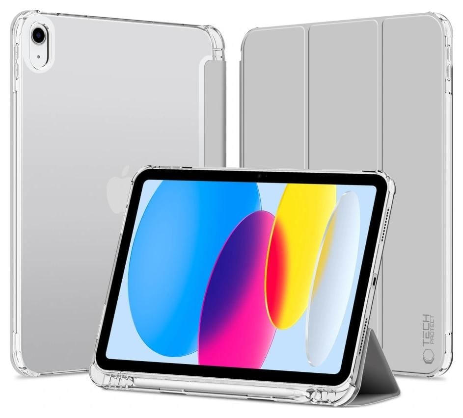 Etui z klapką Tech-Protect SC Pen Hybrid do iPad 10.9” 10 / 2022 / 11” 11 / 2025 szary