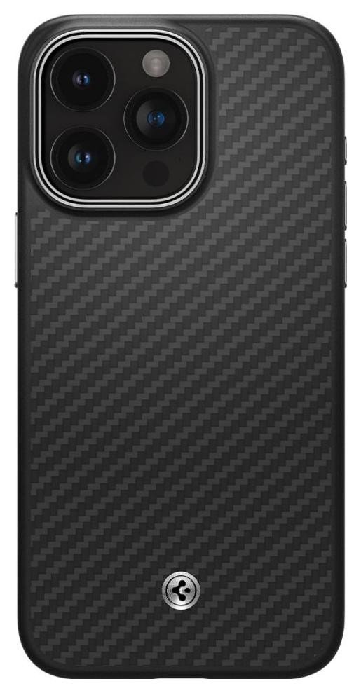 Etui typu plecki Spigen Enzo Aramid Mag MagSafe - Etui iPhone 15 Pro (Czarny)
