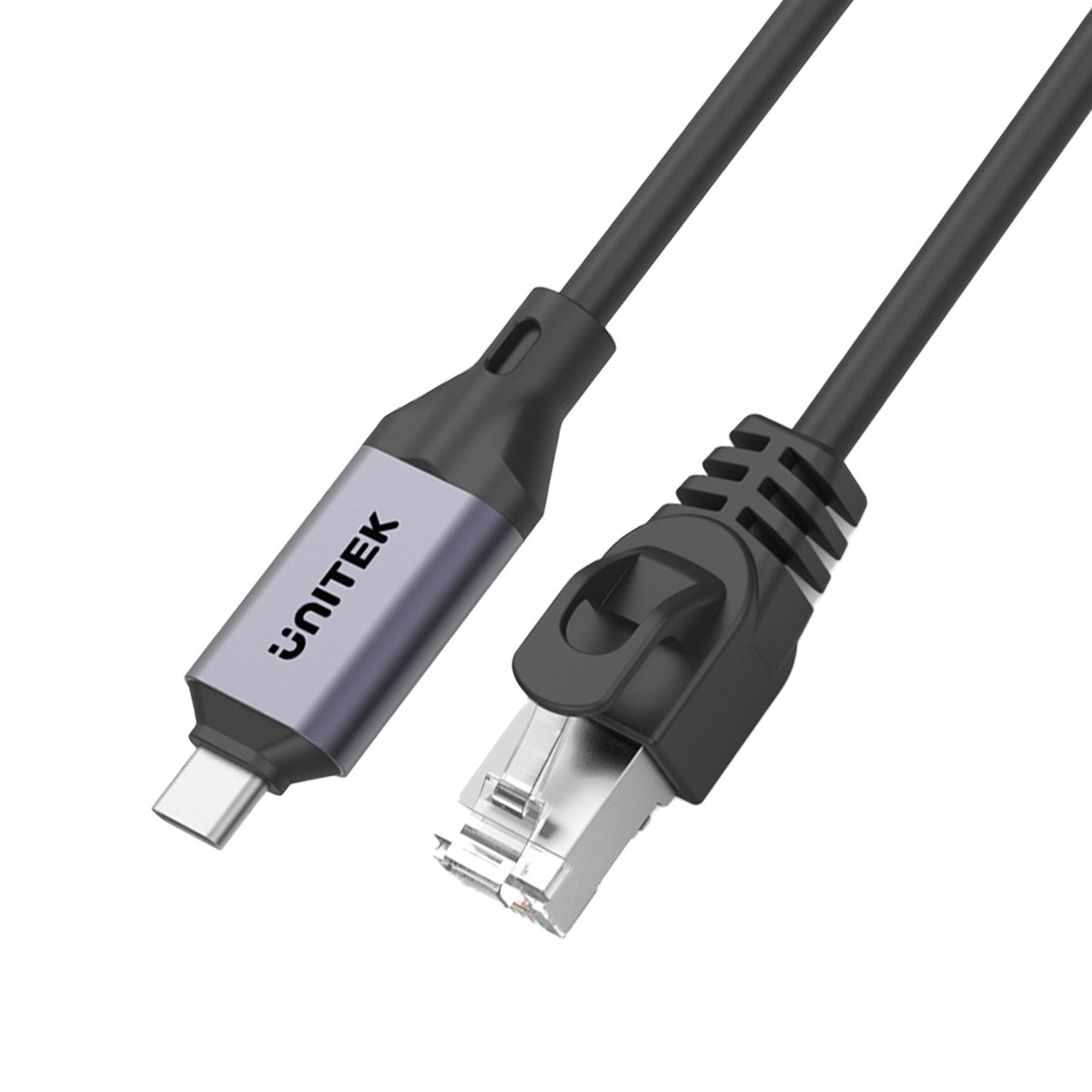 Unitek Kabel Ethernet USB C RJ-45 LAN, przewód sieciowy, 2m