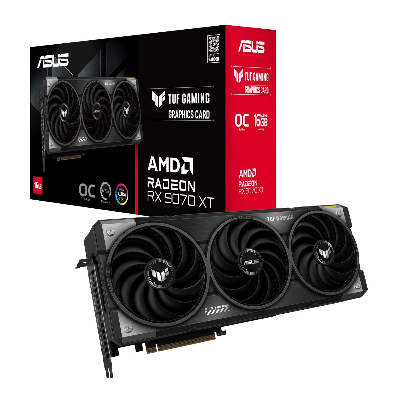 ASUS Radeon RX 9070 XT TUF GAMING 16GB OC