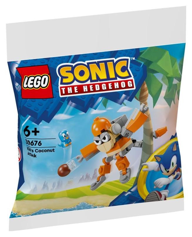 Klocki konstrukcyjne LEGO Sonic the Hedgehog 30676 Kiki i kokosowy atak