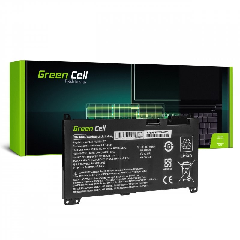 Zamiennik Green Cell RR03XL do HP ProBook 430 G4 G5 440 G4 G5 450 G4 G5 455 G4 G5 470 G4 G5