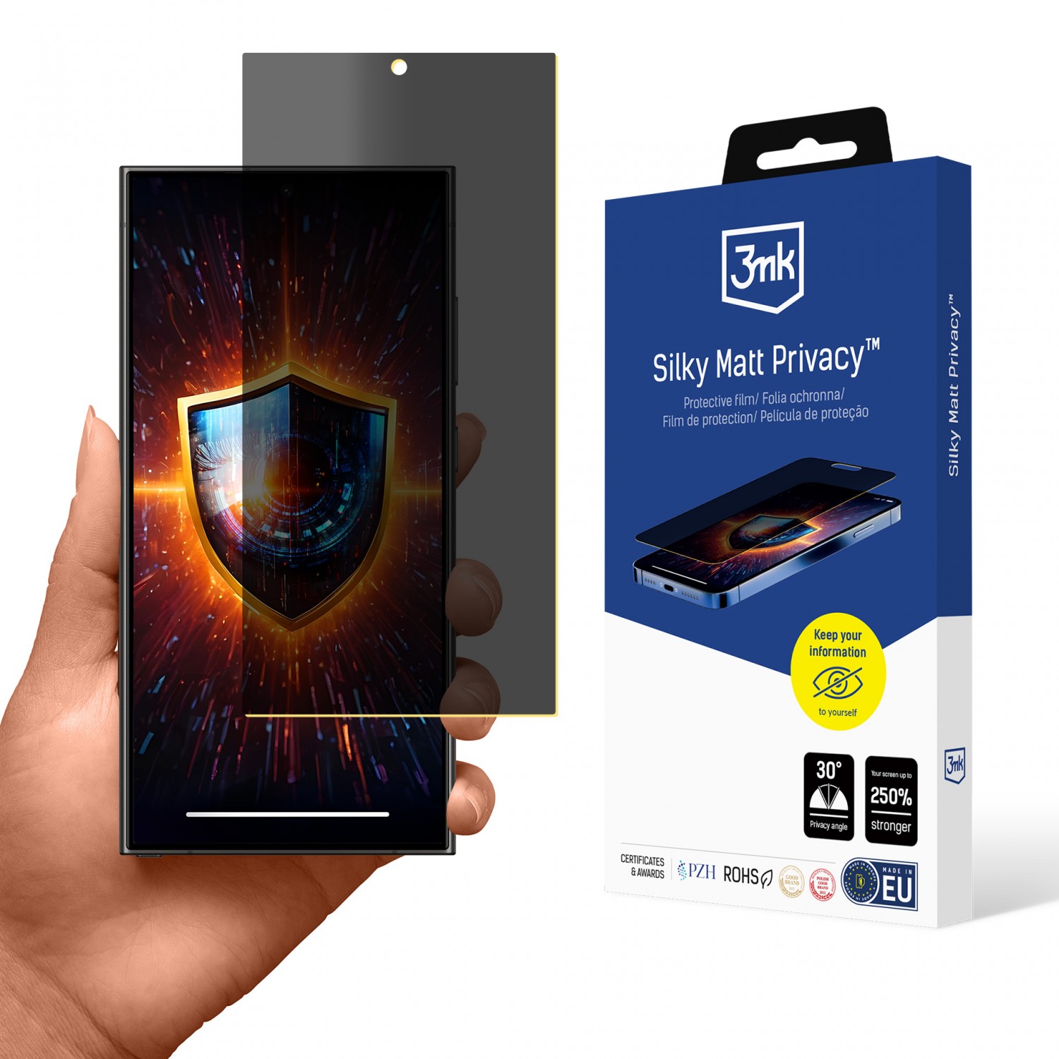 3mk Silky Matt Privacy do Samsung Galaxy S24 Ultra