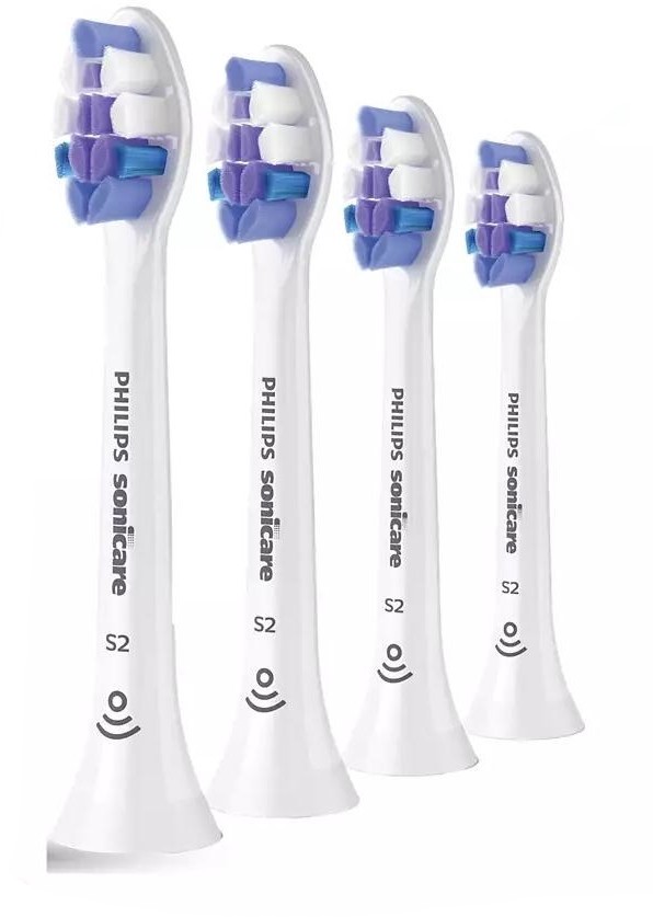 Końcówki do szczoteczek Philips Sonicare S2 Sensitive HX6054/10 | 4 szt. | biały