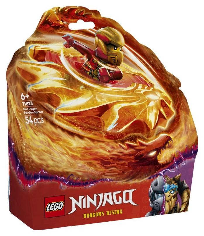 Klocki konstrukcyjne LEGO Ninjago 71823 Smoczy spinner Spinjitzu Kaia