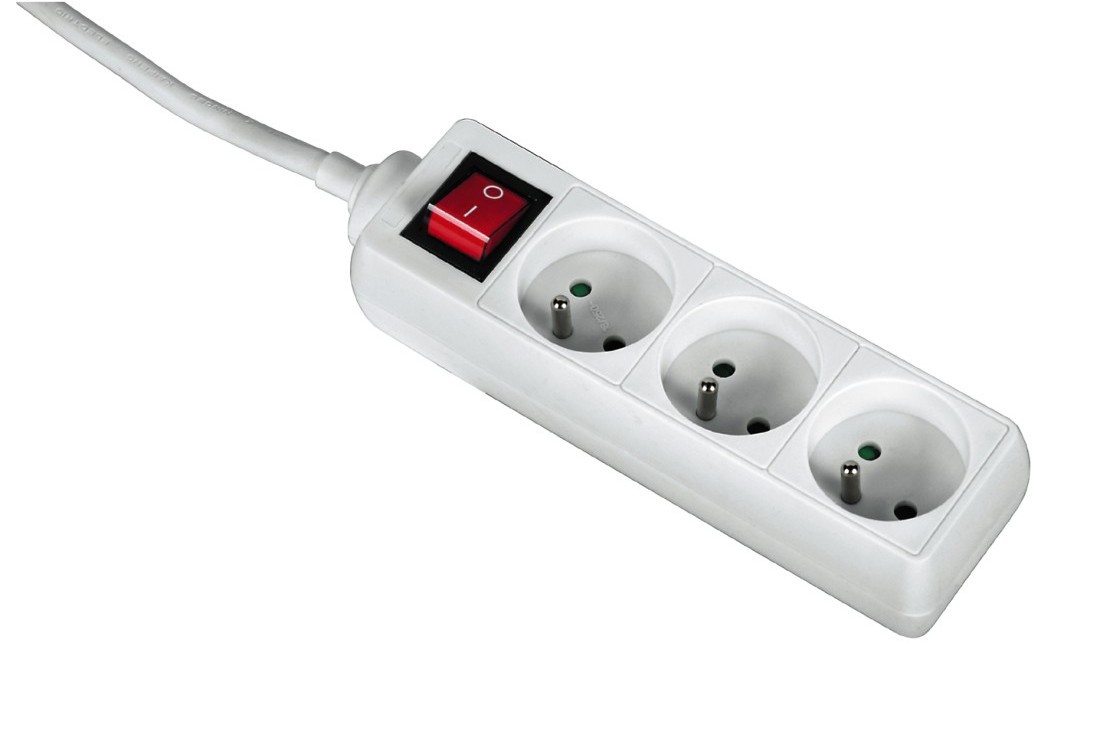 Hama Standard 3 gniazda, 3m | biały