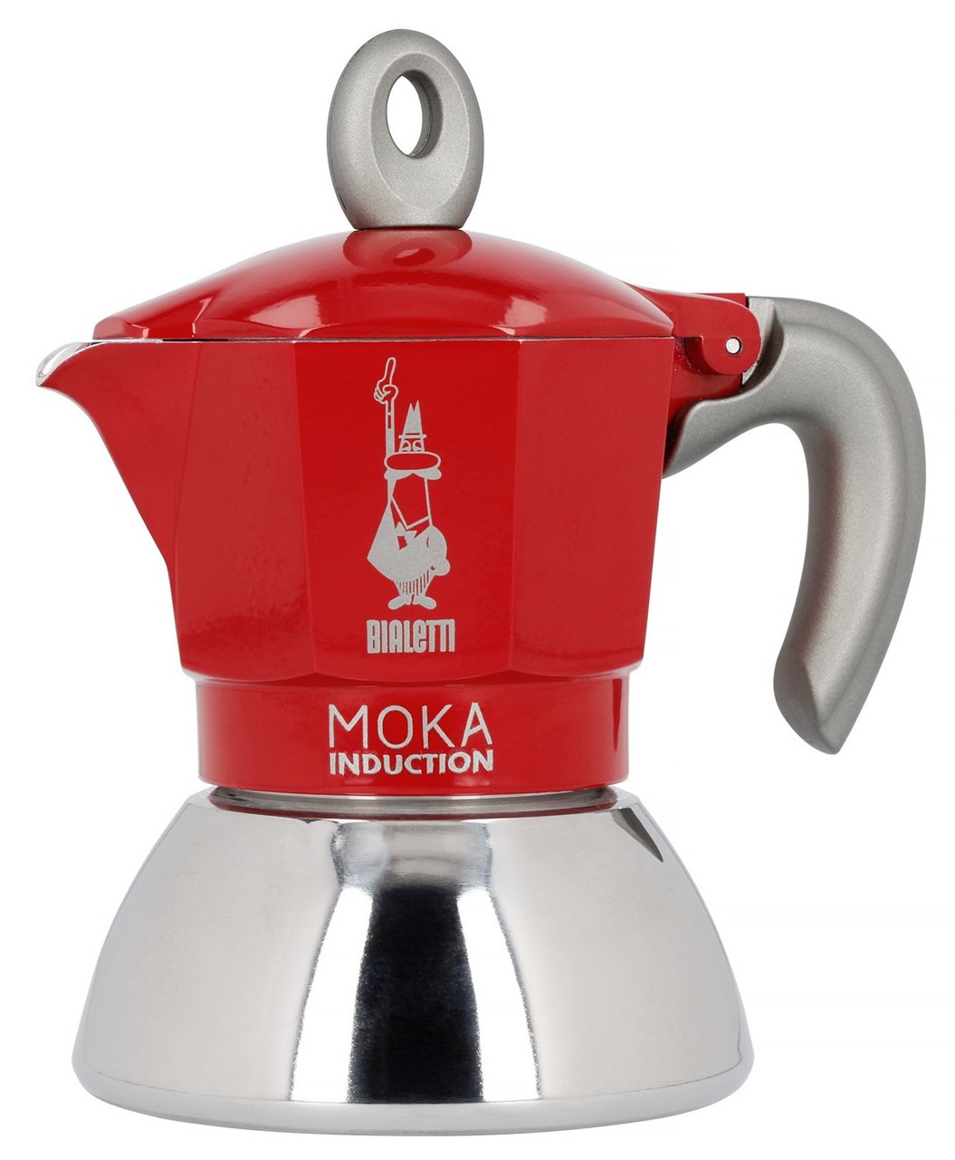 Kawiarka Bialetti Moka Induction 2TZ (100ml) Czerwona 2020