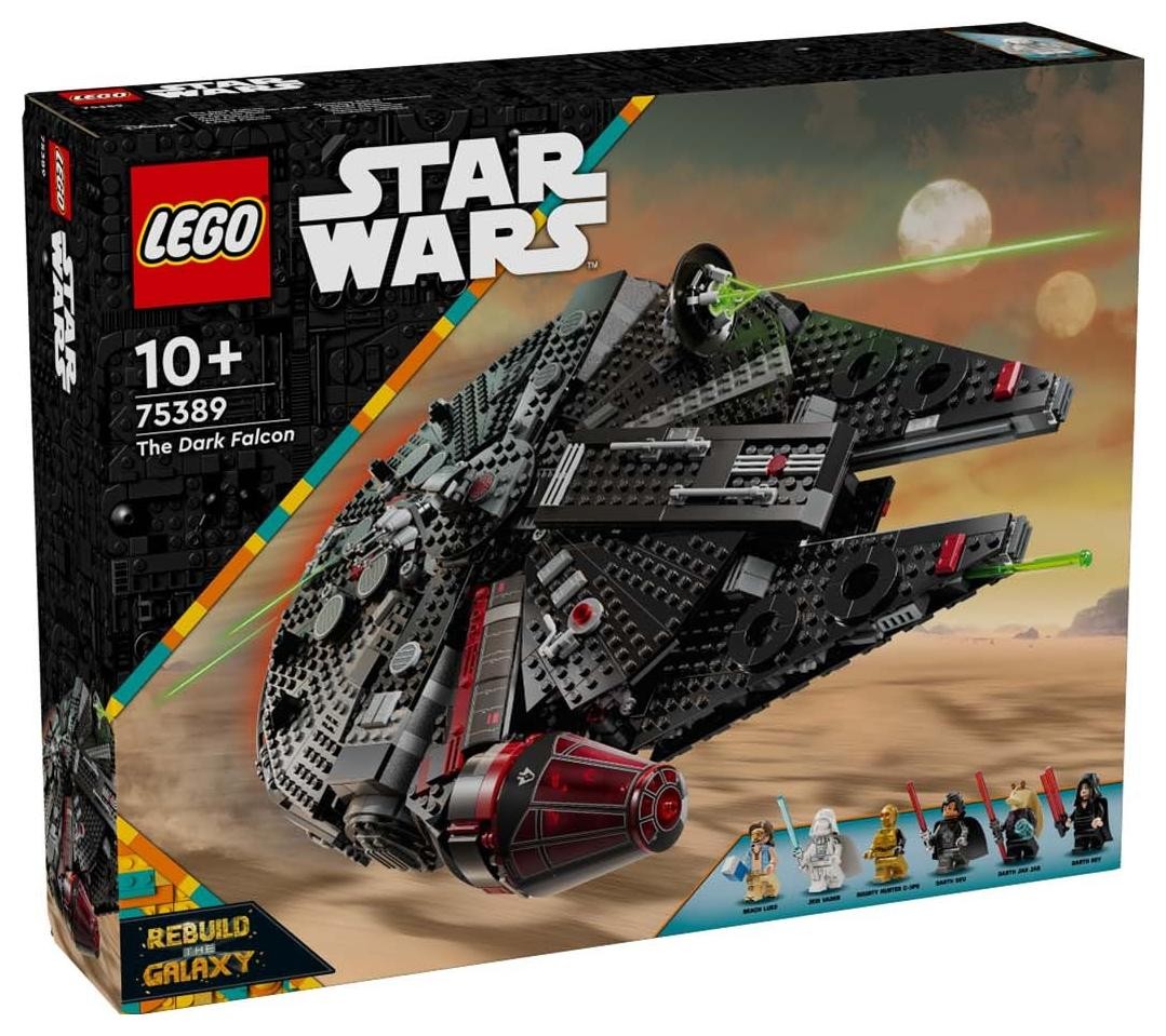 Klocki konstrukcyjne LEGO Star Wars 75389 Mroczny Sokół Millennium