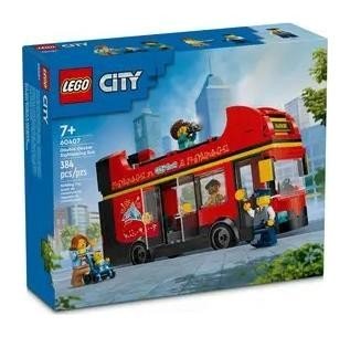 Klocki konstrukcyjne LEGO City 60407 Czerwony, piętrowy autokar