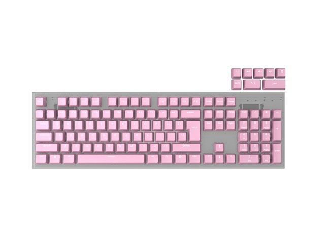 Genesis Lead 300 różowe Double Shot Keycaps