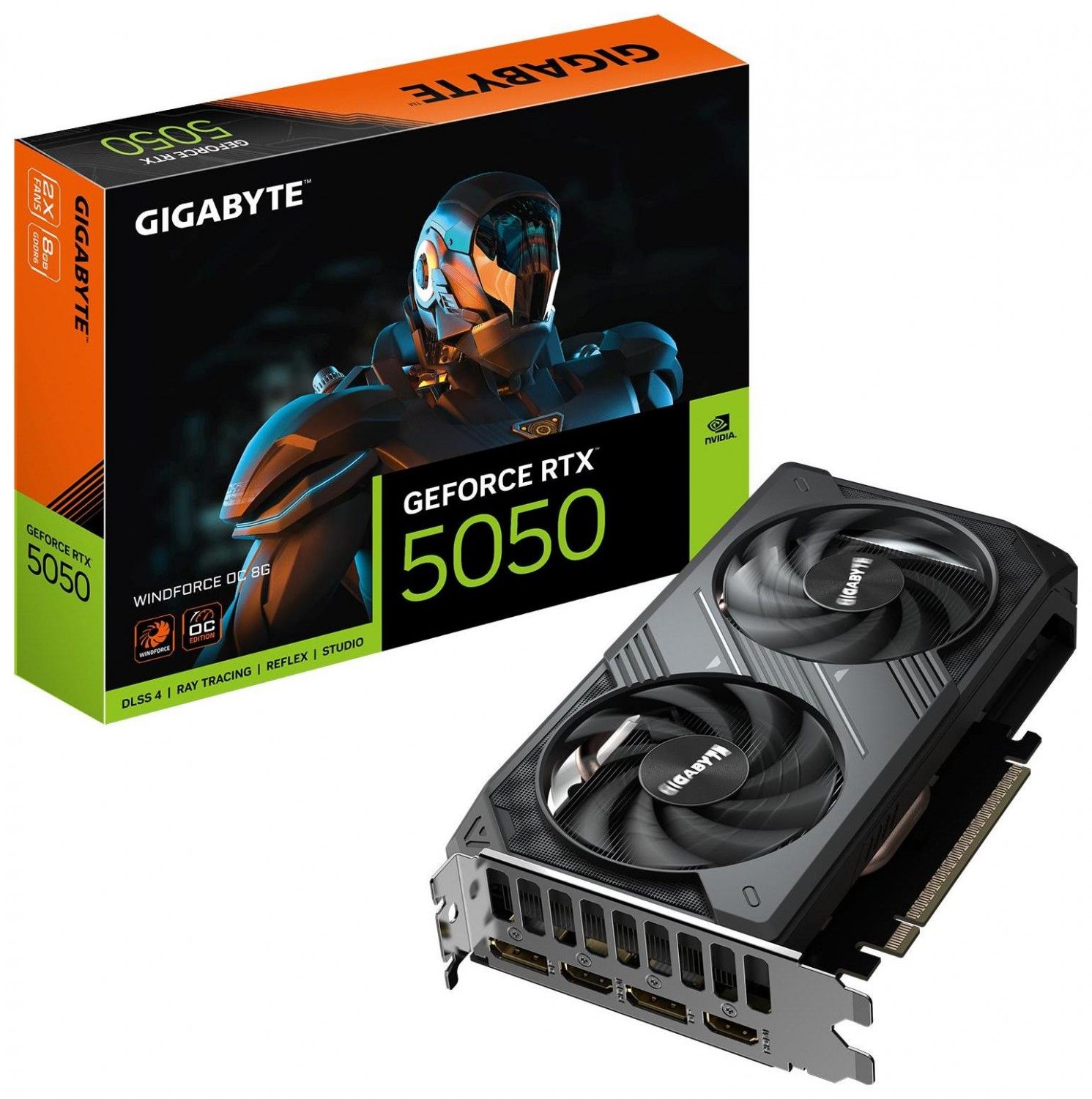 Gigabyte GeForce RTX 5050 WINDFORCE OC 8GB DLSS 4