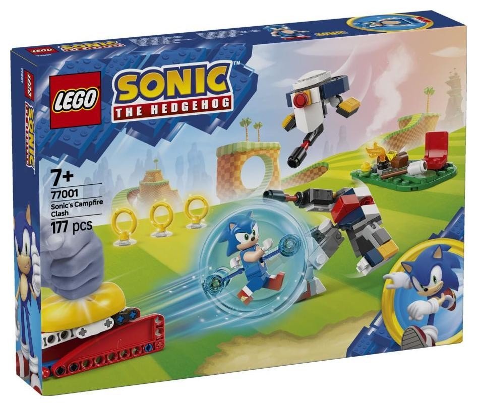 Klocki konstrukcyjne LEGO Sonic 77001 Sonic i biwakowa bitwa