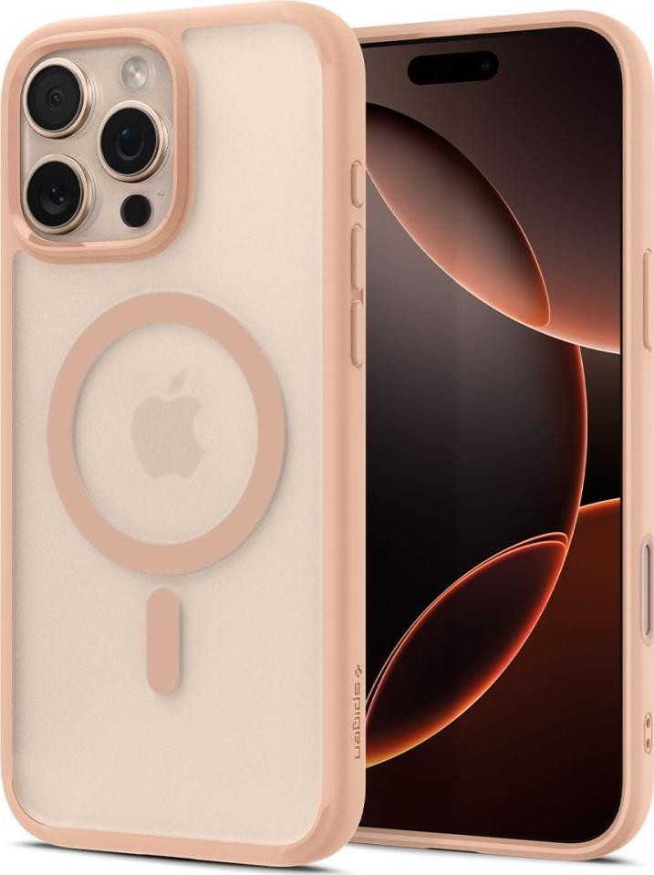 Etui typu plecki Spigen Ultra Hybrid ”T” Magsafe do iPhone 16 Pro Max różowy