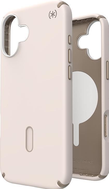 Etui typu plecki Speck Presidio2 Grip ClickLock & MagSafe do iPhone 16 Plus beżowy