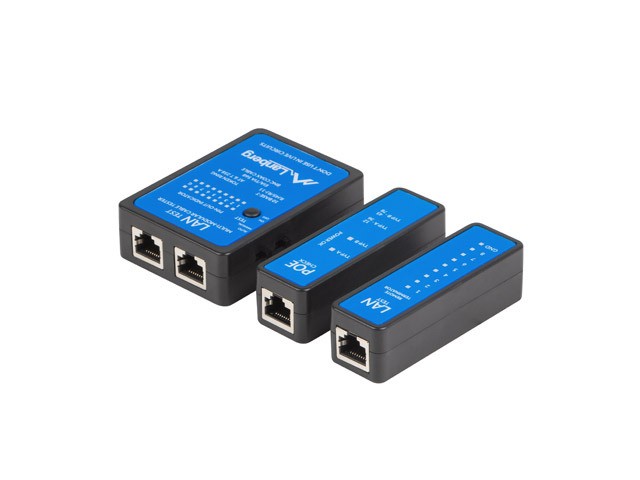 Lanberg tester przewodów LAN, PoE RJ45, RJ11, COAXIAL