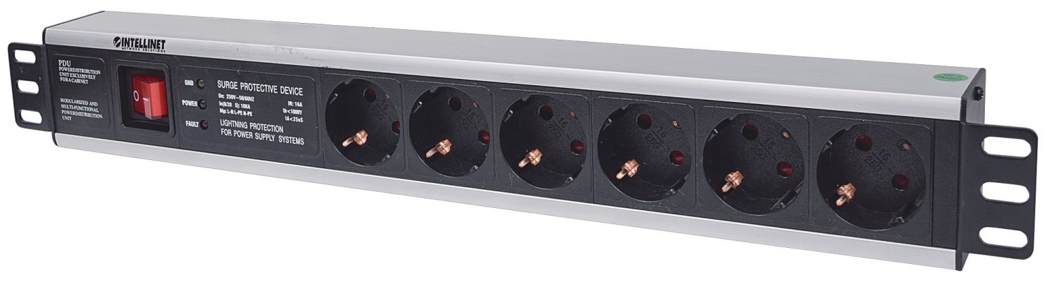 Intellinet listwa zasilająca PDU 1.5U do szaf rack 19''