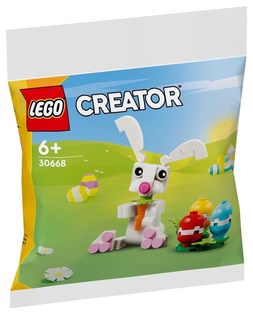 Klocki konstrukcyjne LEGO Creator 30668 Zajączek wielkanocny z kolorowymi pisankami