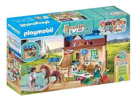 Klocki konstrukcyjne Playmobil World of Horses 71352 Hipoterapia i lecznica zwierząt