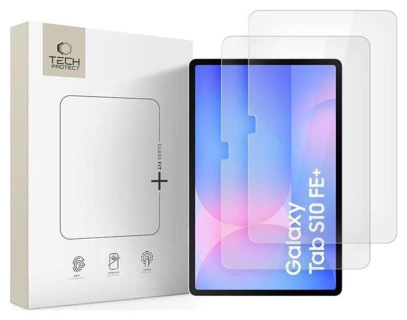 Tech-Protect Glass Fit+ do Samsung Galaxy Tab S10 FE+ 13.1 X620 / X626B przezroczysty 2 szt.