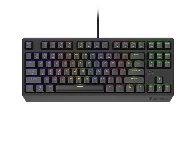 Genesis Thor 230 TKL czarna RGB Outemu Brown