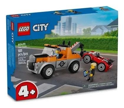 Klocki konstrukcyjne LEGO City 60435 Samochód pomocy drogowej i naprawa sportowego auta