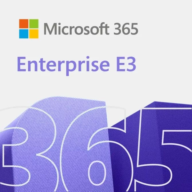 Programy i pakiety biurowe Microsoft 365 E3 (no teams) - licencja na 1M