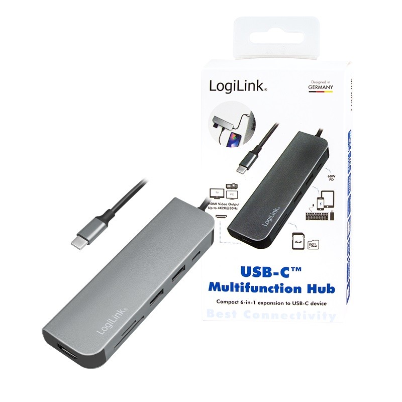 LogiLink 6-portow USB 3.2 Gen 1