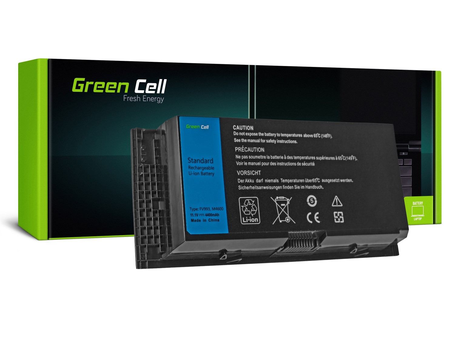 Zamiennik Green Cell do Dell Precision M4600 M4700 M4800 M6600 M6700 / 11,1V 4400mAh