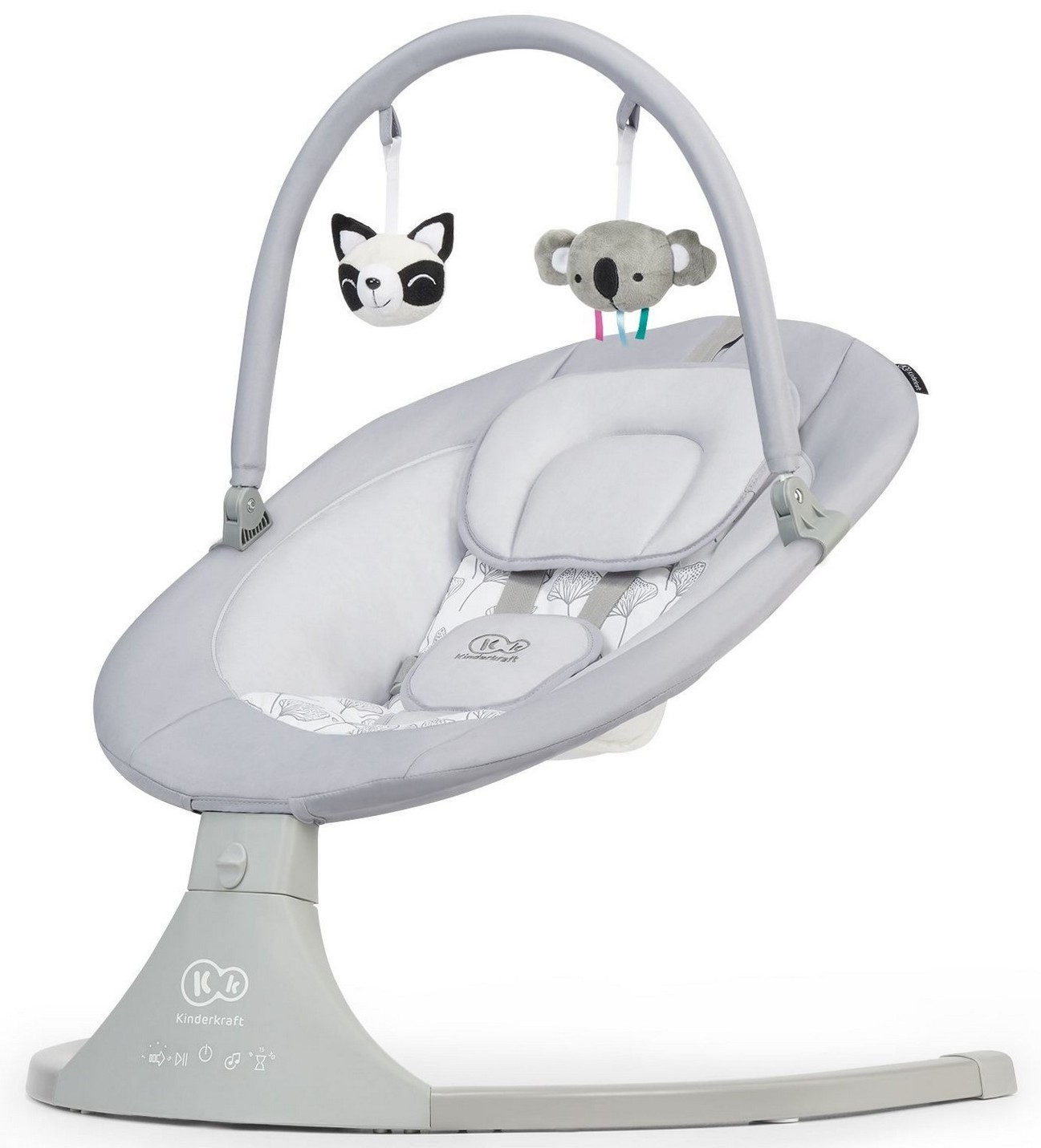 Bujaki,leżaczek Kinderkraft LULI grey