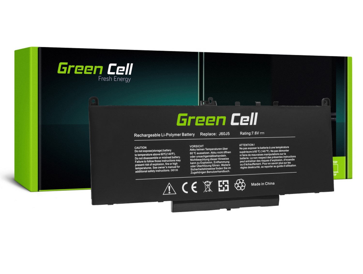 Zamiennik Green Cell J60J5 do Dell Latitude E7270 E7470 5800mAh
