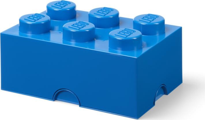 Pudełko na klocki LEGO Brick 6 40000801 niebieski