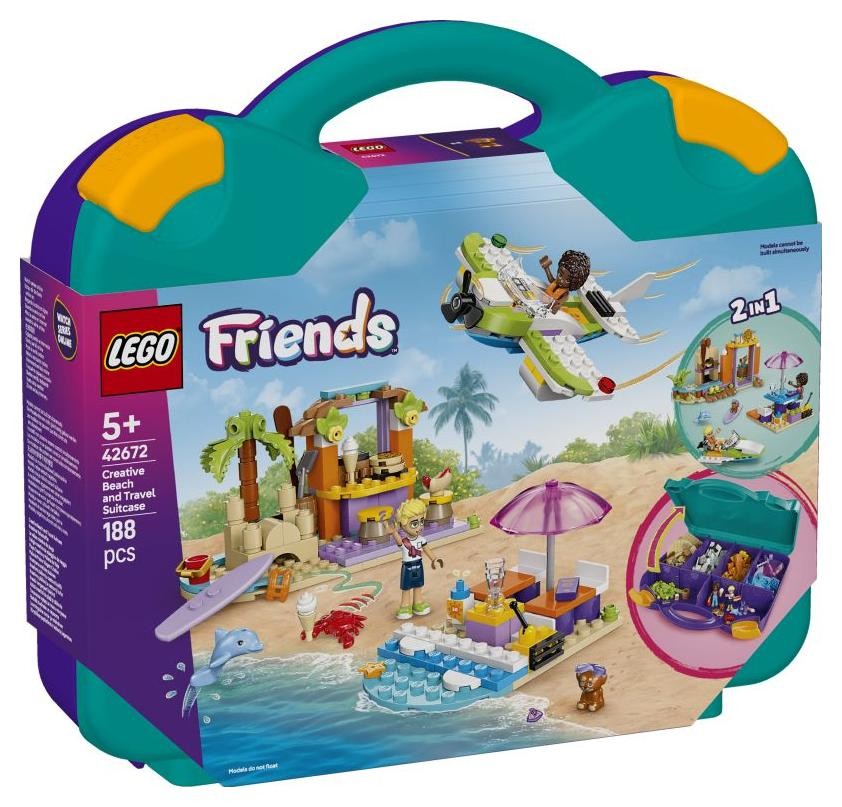 Klocki konstrukcyjne LEGO Friends 42672 Kreatywna walizka plażowa