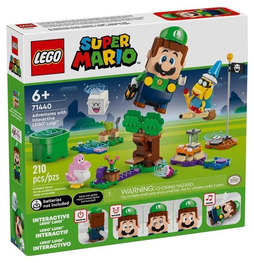 Klocki konstrukcyjne LEGO Super Mario 71440 Przygody z interaktywną figurką LEGO Luigi