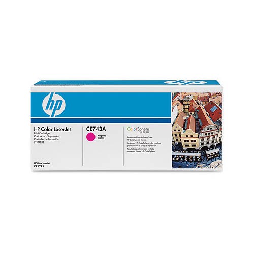 Oryginał Toner HP CE743A purpurowy