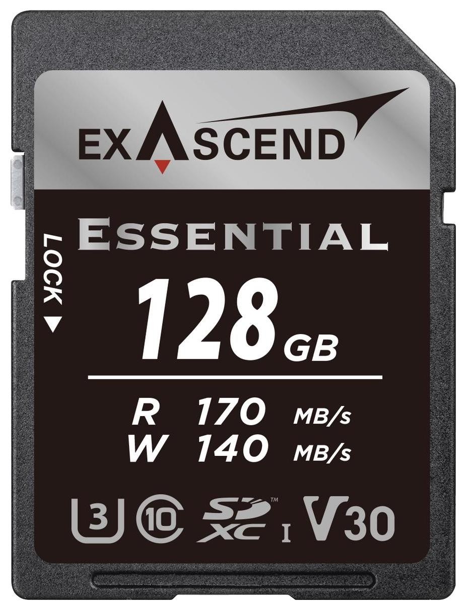 ExAscend 128GB SDXC Essential UHS-I V30 U3