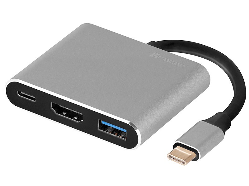 Tracer adapter A-1, USB-C, HDMI 4K, USB 3.0, PD 100W