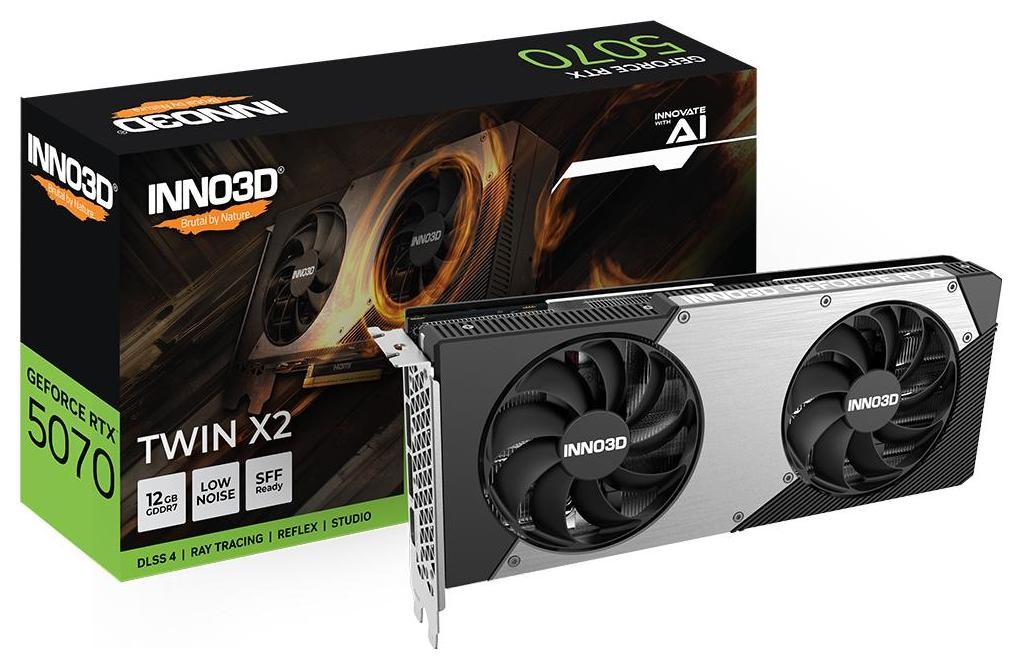 INNO3D GeForce RTX 5070 TWIN X2 12GB DLSS 4