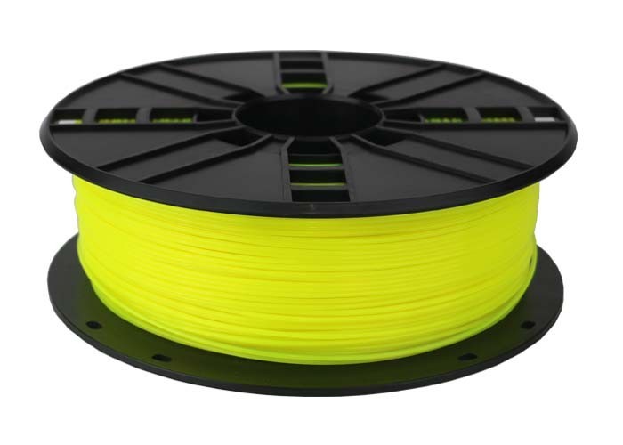 Pla Filament drukarki 3D PLA/1.75mm/żółty fluorescencyjny