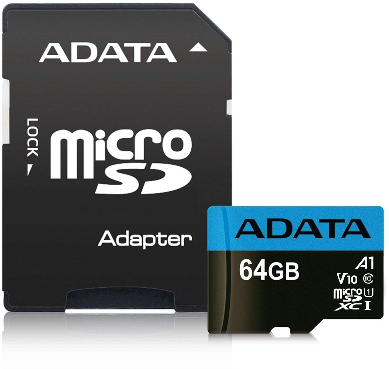 ADATA Premier microSDXC 64GB 100R/25W UHS-I Class 10 A1 V10 + Adapter
