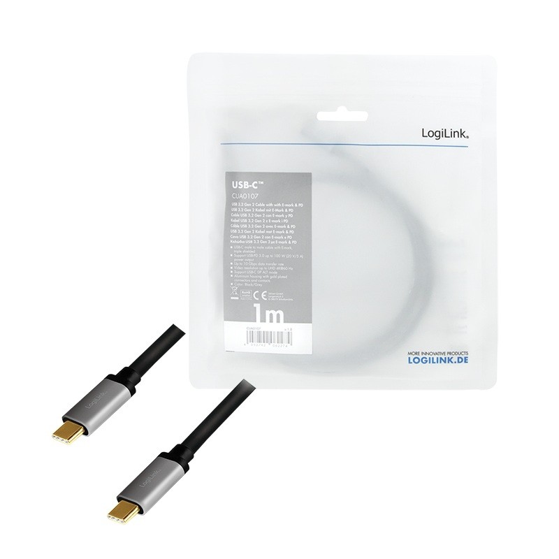 LogiLink USB 3.2 USB-C M/M 1.0 m