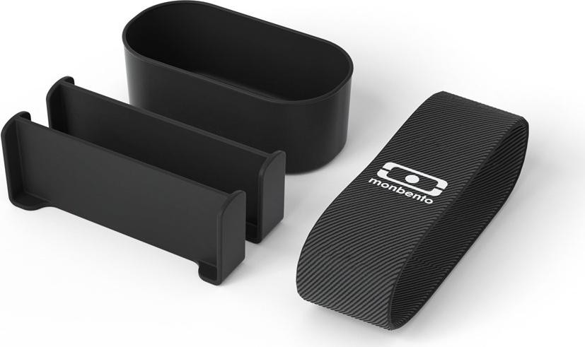 Zestaw do lunchboxów Monbento Bento Original 4 el.czarny