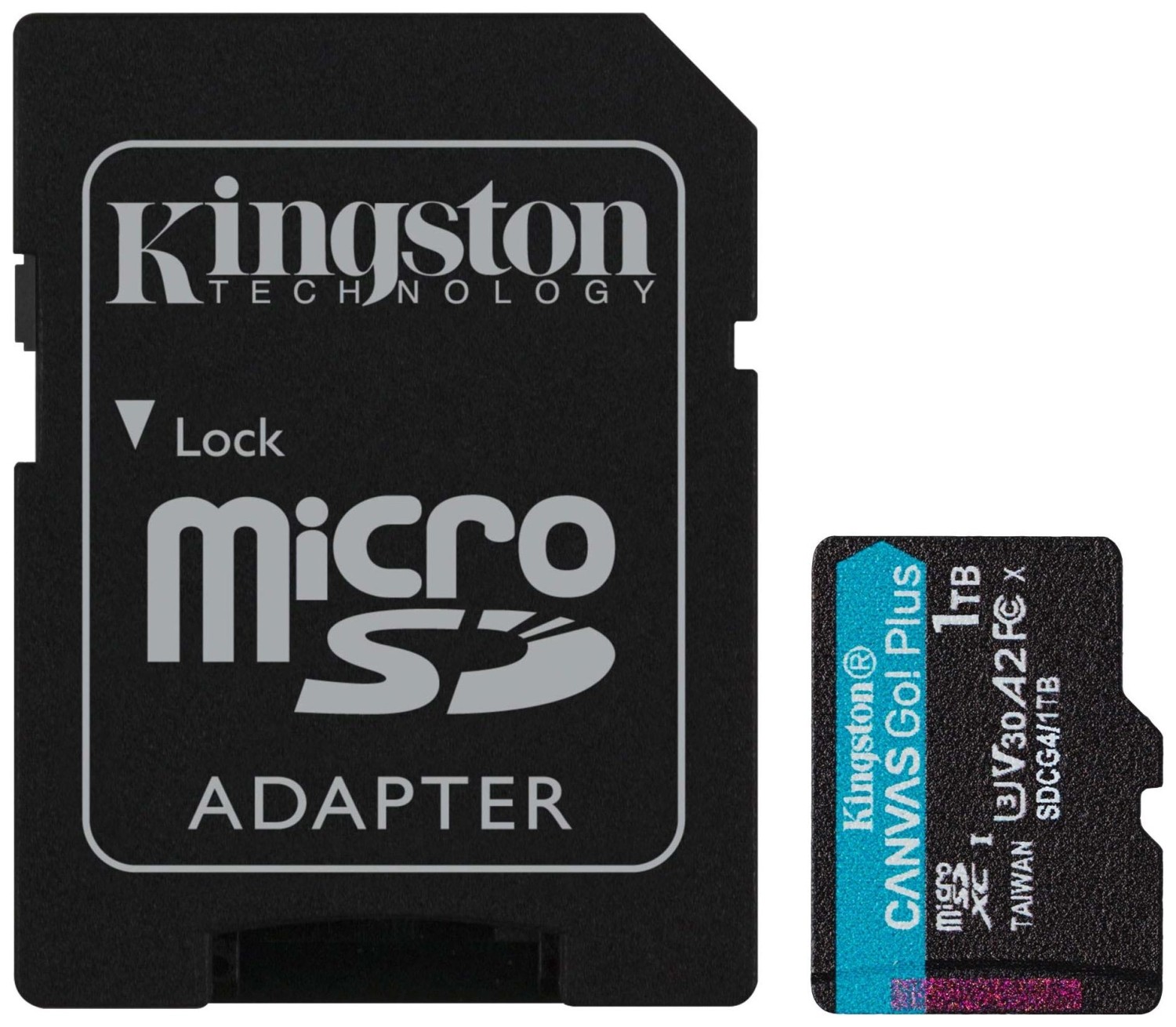 Kingston microSDXC Canvas Go! Plus Gen4 1TB A2 U3 V30 + adapter