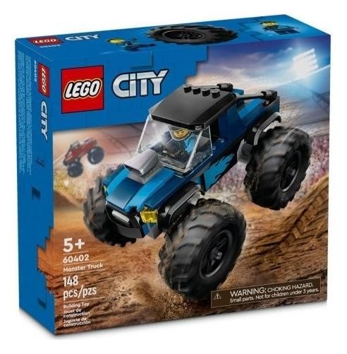 Klocki konstrukcyjne LEGO City 60402 Niebieski Monster Truck
