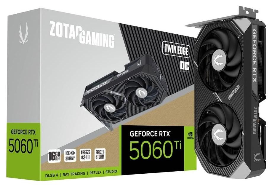 ZOTAC GeForce RTX 5060 Ti Twin Edge 16GB OC DLSS 4