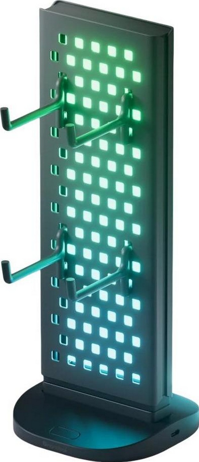 Nanoleaf Pegboard Desk Dock - podświetlana stacja dokująca do urządzeń peryferyjnych