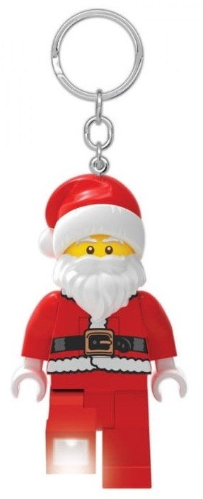 LEGO LGL-KE189 Św. Mikołaj brelok do kluczy z latarką