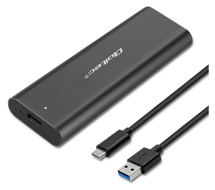 Obudowa do dysków twardych Qoltec kieszeń do dysków M.2 NVME PCI-E SSD | USB typ C