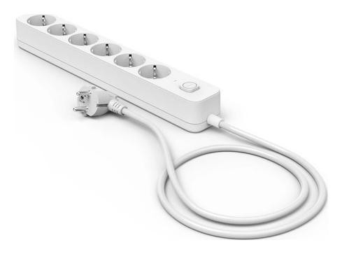 Hama antyprzepięciowa 6 gniazd SCHUKO, 1,4M