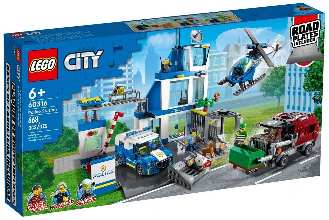 Klocki konstrukcyjne LEGO City 60316 Posterunek Policji