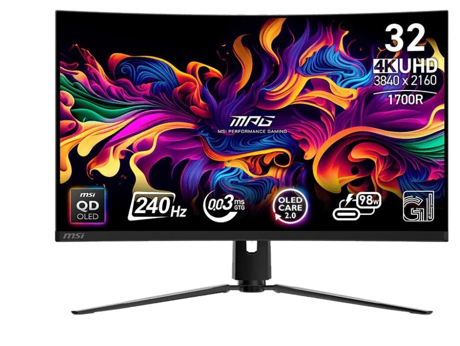 MSI MPG 321CURX - 240Hz | 4K | 32'' | QD OLED | 0,03ms